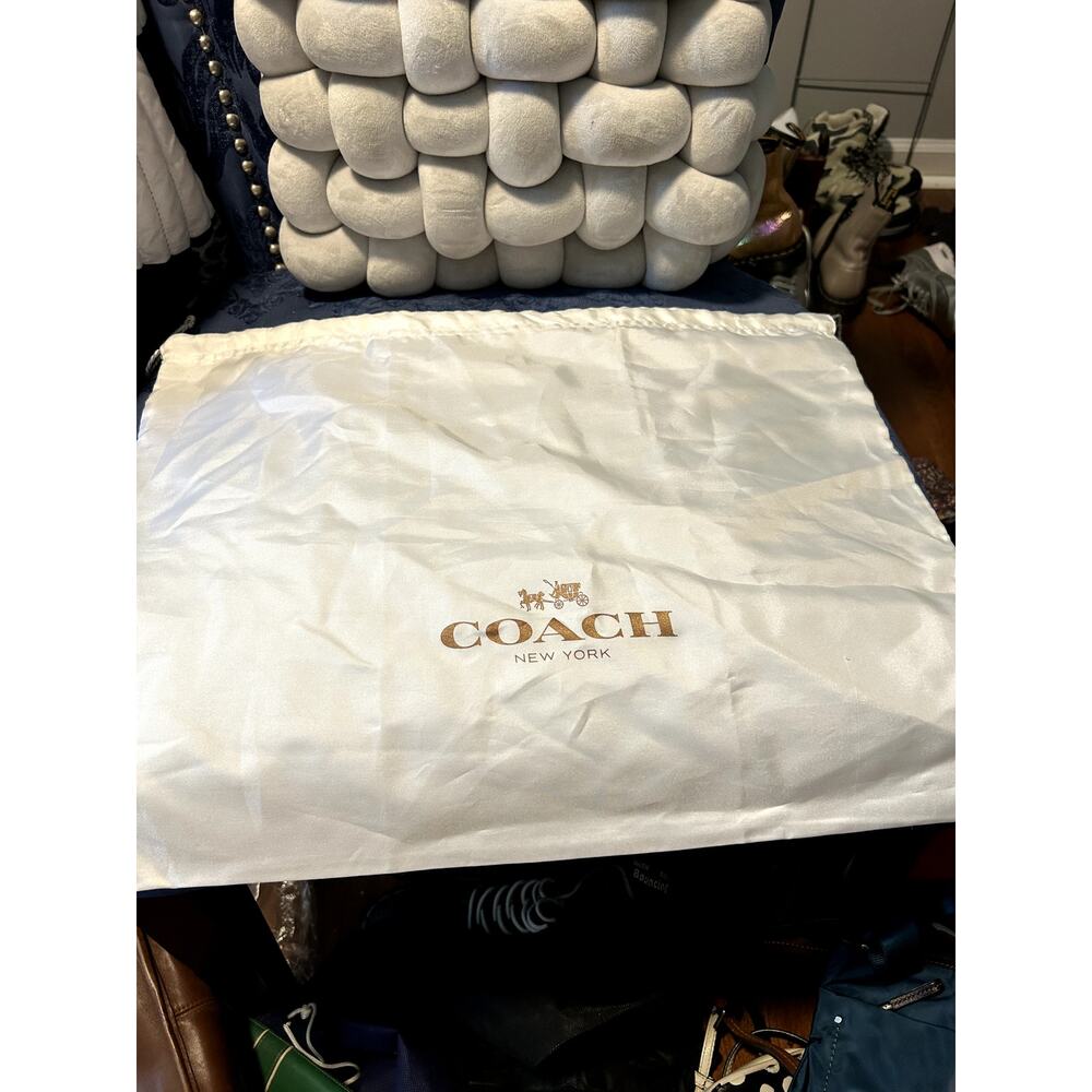 Large Coach White Dust Bag